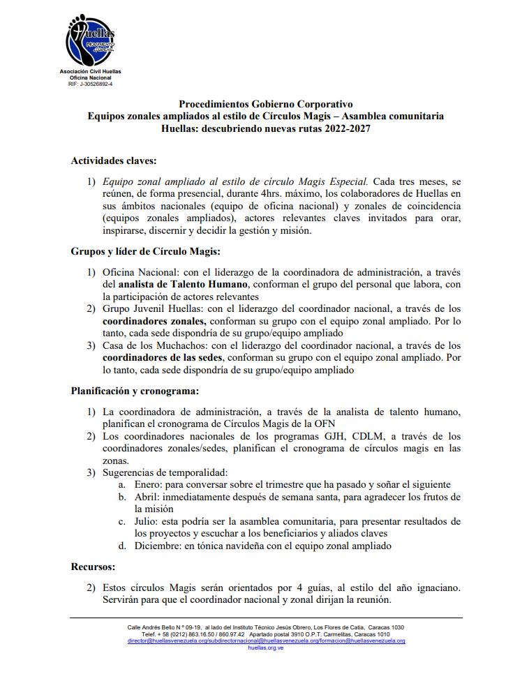 Anexos, procedimientos y guías – Gobierno Corporativo