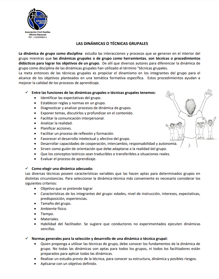 Orientaciones Uso de Dinámicas Grupales